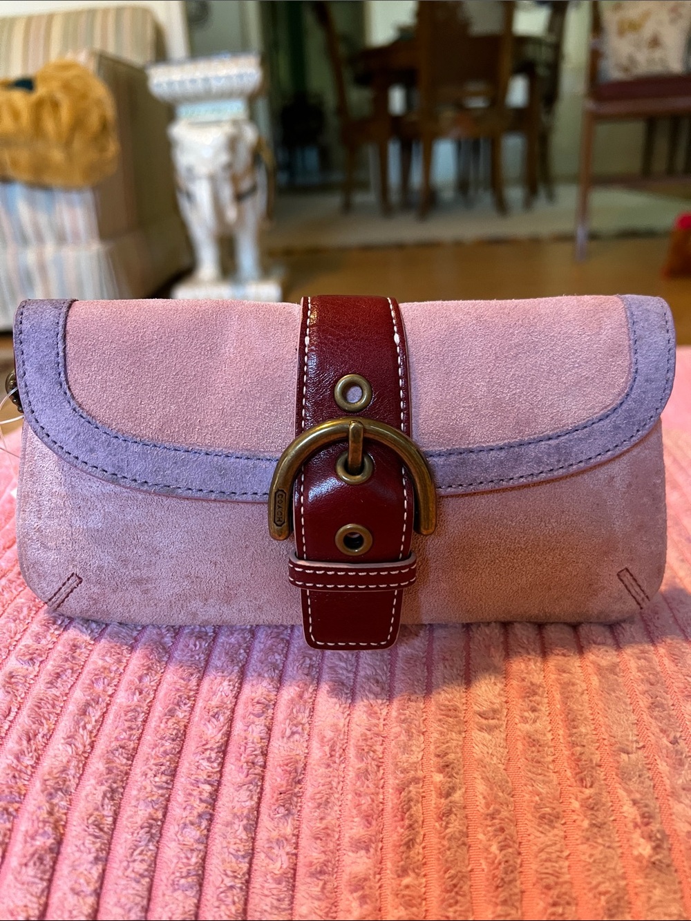 Coach Y2K SoHo Suede Wristlet - Picture 3 of 16